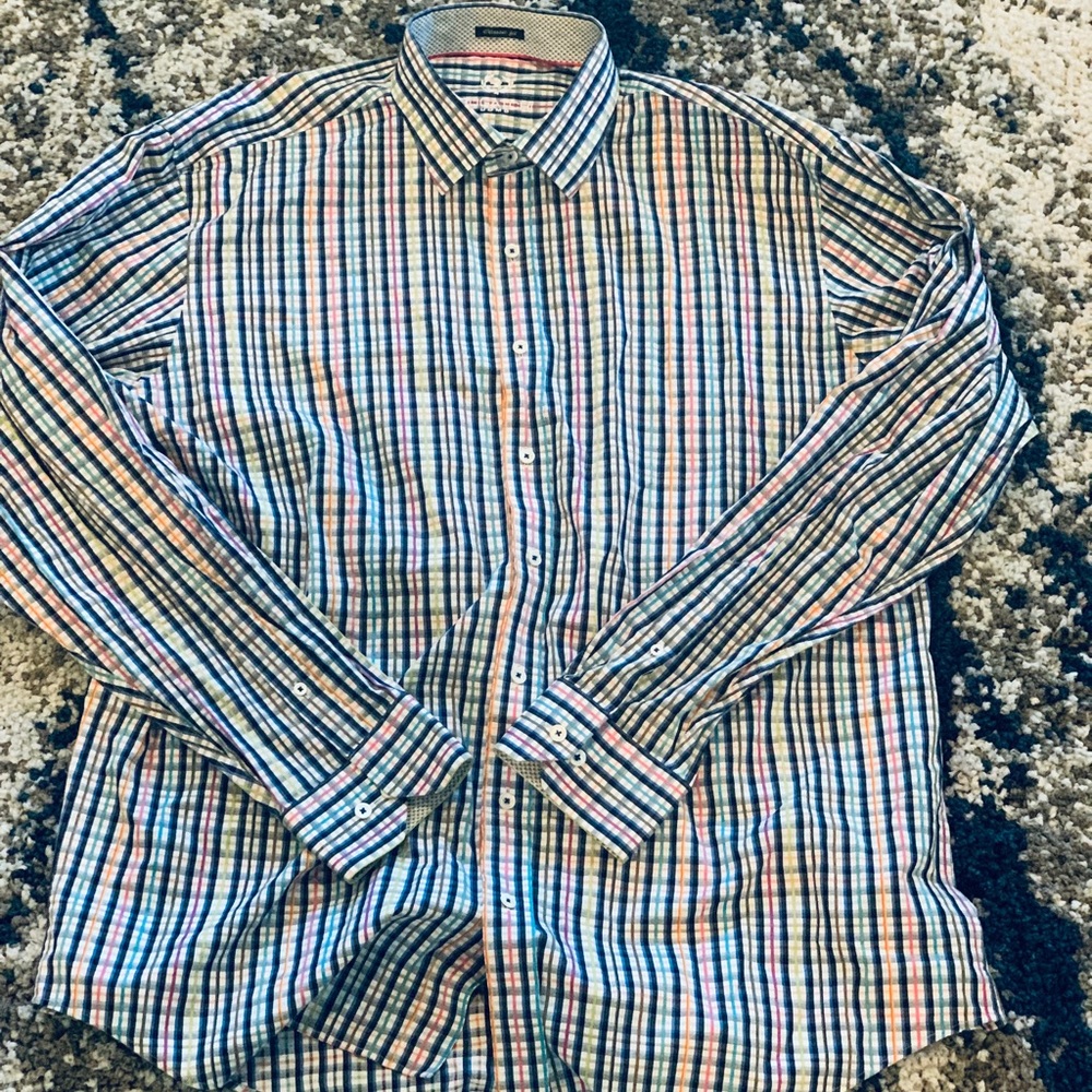 Plaid dress shirt